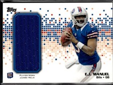 2013 Topps #RJR-EJM EJ Manuel Rookie Jumbo Relic