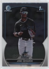 2023 Bowman Chrome Prospects Jose Gerardo #BCP-195 0wc9