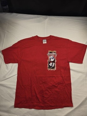 Richard Petty Shirt Mens Large Red NASCAR Racing 43 STP Graphic Tee King Reign