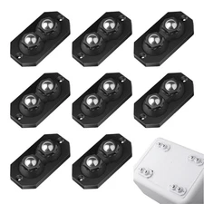 12 Pcs Self Adhesive Caster Wheels Stainless Steel 360° Swivel Low Black-8pcs