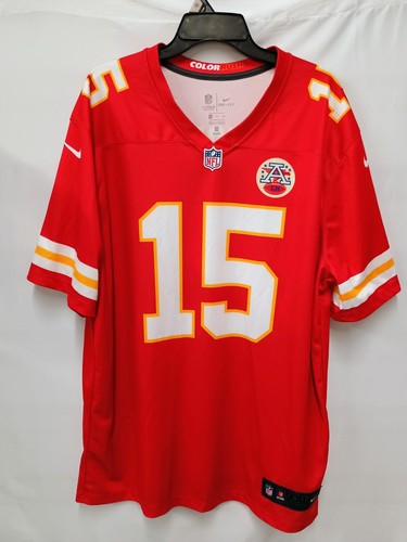 Nike Dri-Fit Color Rush Jersey Red Patrick Mahomes Kansas City Chiefs XXL 2XL