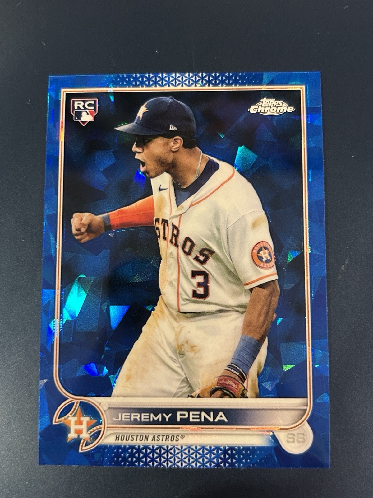 Jeremy Pena 2022 Topps Chrome Sapphire Edition RC #583 Houston Astros Rookie
