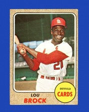 1968 Topps Set-Break #520 Lou Brock VG-VGEX *GMCARDS*