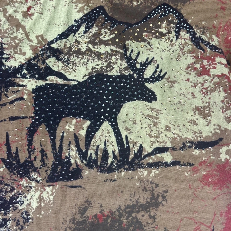 Ropa Cactus Bay para mujer talla M manga larga gráfico natural hecha en EE. UU. Foto 3 de 4