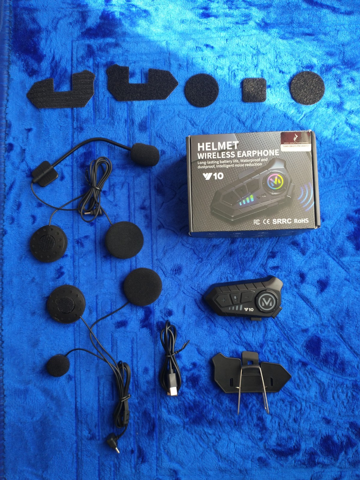 Intercom Moto M avec micro doux ou dur pour casque de motard - 2