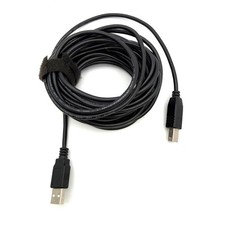 USB 2.0 Type A to B Printer Cable 20FT Shielded 28AWG
