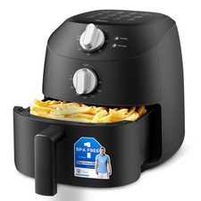 Compact 2L Air Fryer – 12 Preset Menus, Adjustable Timer, 80-200°C Temperatur...