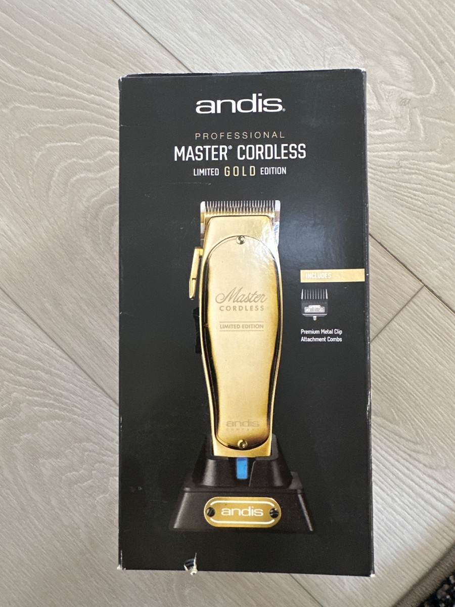 andis Master コードレス クリッパーバリカン LTDゴールド Andis Master Limited Gold Edition Cordless Clipper