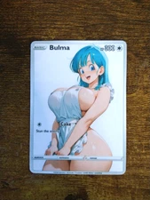 Beautiful Waifu Card - Bulma Cook - Goddess ACG Custom DIY Fan Art Card