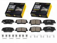 Front and Rear Ceramic Brake Pads for 2011 - 2014 Kia Sorento 2.4L 3.3L 3.5L