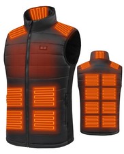 Men's Heated Vest with 16000mAh 7.4V Battery Pack Included, Light Weight 15 H...