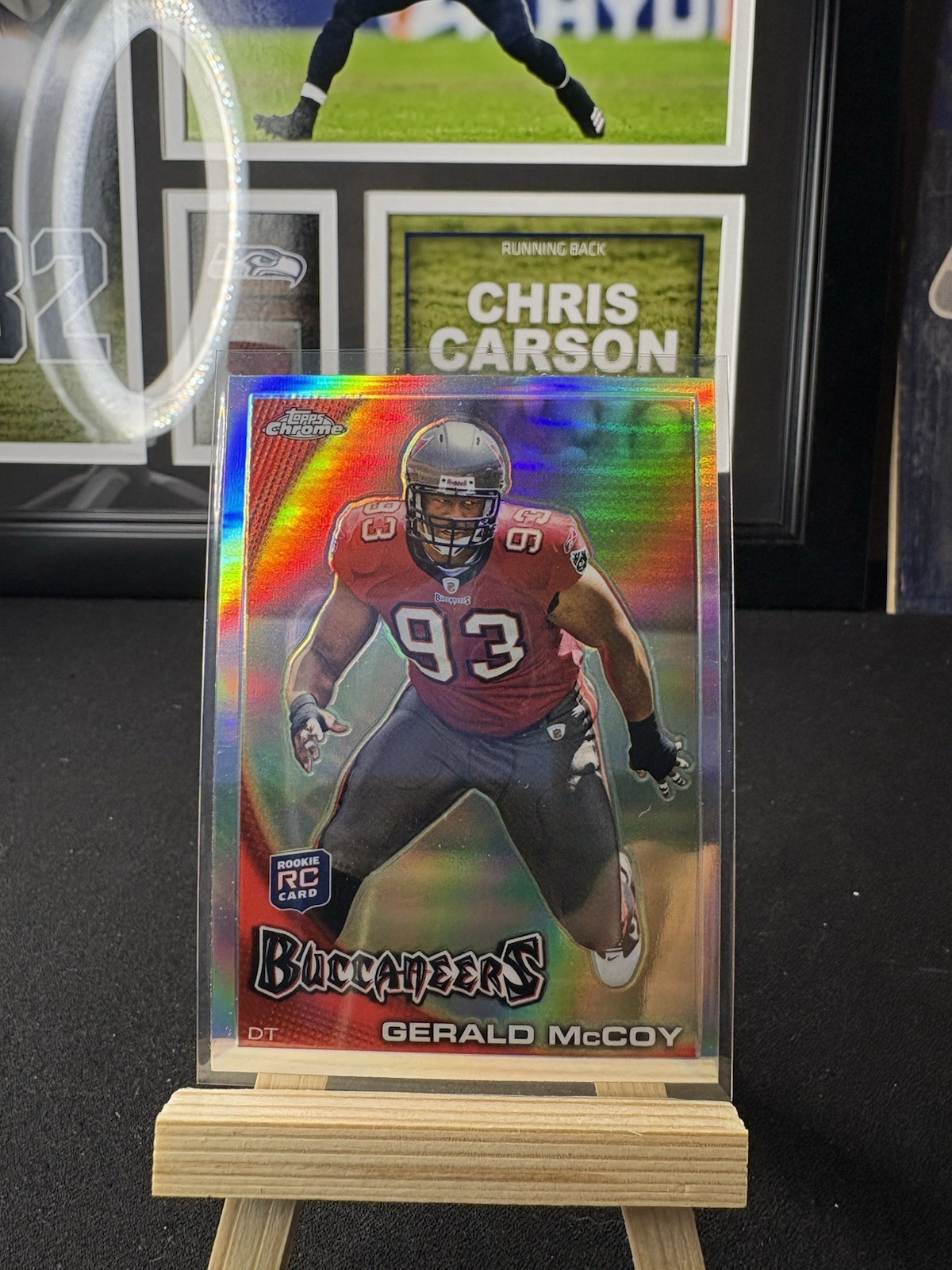 2010 Topps Chrome Silver Refractor Gerald McCoy #C170 Rookie RC #B