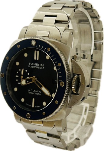 PANERAI Luminor Submersible PAM02068 OP7297 Automatic Mens Watch Excellent A6739