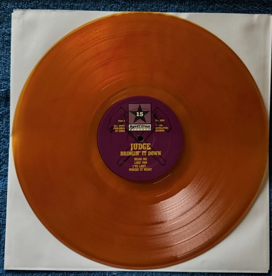 Judge Bringin’ It Down from Revelation Recs. on Orange Vinyl 333 Pressed - Image 4 of 4