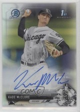 2017 Bowman Draft Chrome Pick Refractor 126/499 Kade McClure #CDA-KMC Auto 0f8