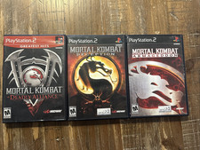 Mortal Kombat: Deadly Alliance, Deception, Armageddon Lot PS2 CIB COMPLETE