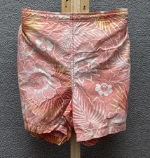 Tommy Bahama Shorts Mens XXL Relax Pink Floral Tropical Hawaiian Swim Trunks