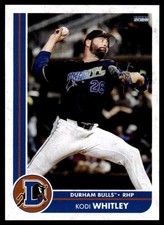 2026 Kodi Whitley Choice Minor League Rookie Card Durham Bulls. rookie card picture