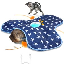 Interactive Cat Toy Rechargeable, Cat Exercise Toys for Indoor Bored Adult Ca...