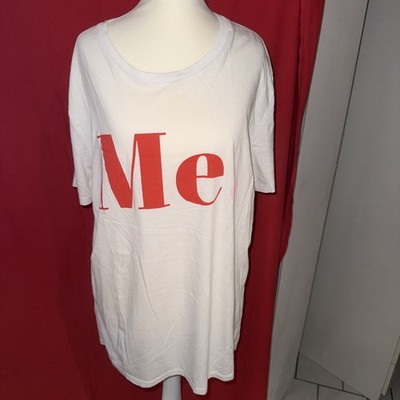  Hey Soho Me. Shirt weiß rot rosa Gr. L/XL TOLLES DESIGN