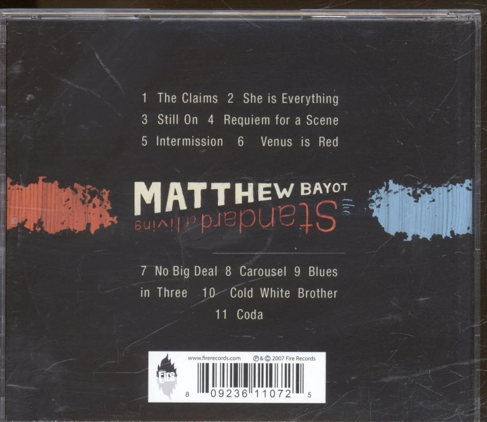 Matthew Bayot Lebensstandard CD UK FIRE 2007 FIRECD107 - Bild 2 von 3