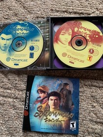 Shenmue for Sega Dreamcast 3 Discs 1 Missing with Manual & Passport 2000 Edition
