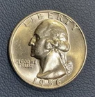 1956-D 25C Washington Quarter BU - 90% Silver