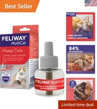 Veterinarian Recommended MultiCat Calming Pheromone Diffuser Refill - 700 sq ft