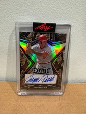 2022 Leaf Exotic Snakeskin Johnny Bench Auto Autograph Reds 8/10