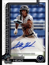 2025 Topps Pro Debut #PD-140 Dillon Head Base Autographs