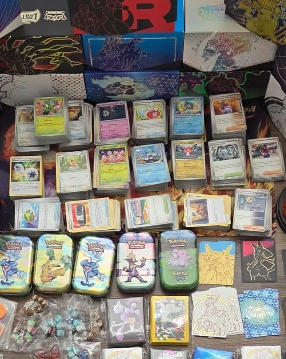 Lote de 100 cartas Pokemon TCG Rare Holo 100% originales colección de cartas Pokémon