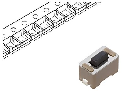 5X 147873-2 Mikroschalter TACT SPST-NO Pos: 2 005A/24VDC SMT Fehlen 18N TE Con