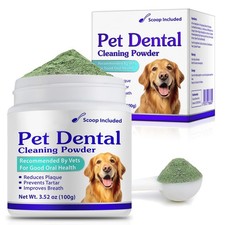 Dog Teeth Cleaning Powder Dog Dental Powder Plaque Off Pet Tooth Cleaning l...