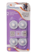 Dreambaby Mini Multi-Purpose Latches - 2 Pack Dreambaby