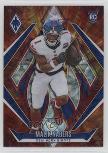 2024 Panini Phoenix Rookies FireBurst /350 Malik Nabers #221 Rookie RC