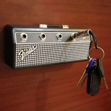 Fender Jack Rack Key Holder Includes 4 Keychain - USA Seller