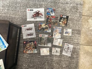 LEGO Star Wars Marvel Instructions Lot - 15 Manuals - 75354 75333 75411 76031