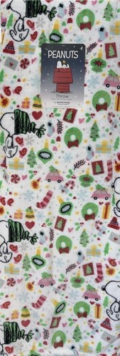 Berkshire Coperta & Casa Co Arachidi Gang Natale Velluto Morbido Peluche Lancio... - Foto 18 di 24