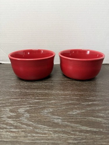 Homer Laughlin Fiesta Ware Scarlet Cereal Soup Bowl  HLC Made in USA 6"