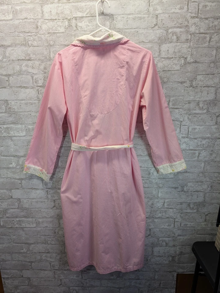 Albornoz vintage Secret Treasures para mujer S algodón/poliéster con cinturón Grannycore Foto 2 de 4