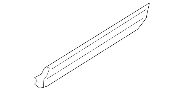 Genuine Land-Rover Lower Molding LR164832