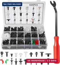425pcs Car Push Retainer Clips, Plastic Bumper Clip Fender Clip, Door Trim Panel
