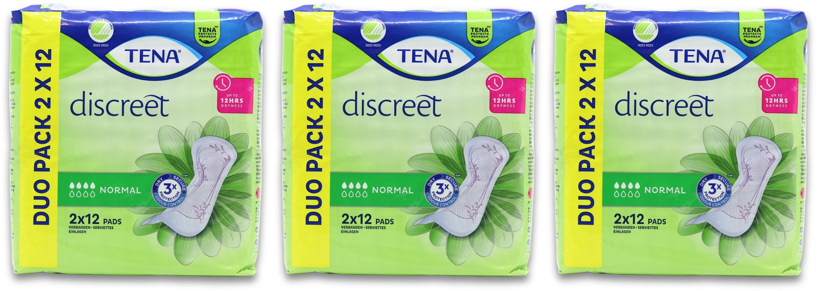 Tena Discreet Normal Incontinence Pads Duo 24 Pack - Image 3