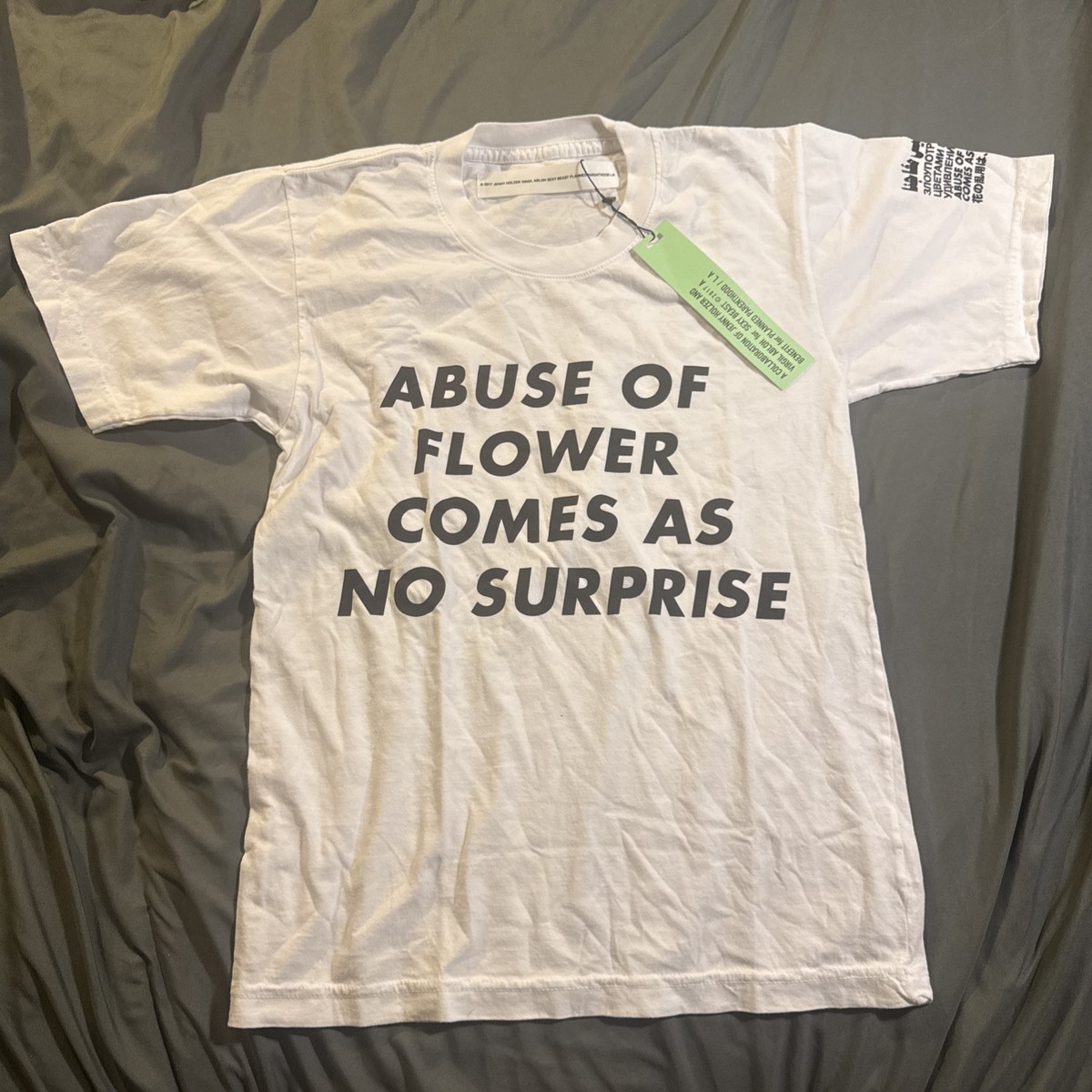 Off-White c/o Virgil Abloh x Jenny Holzer Abuse Of Flower Shirt