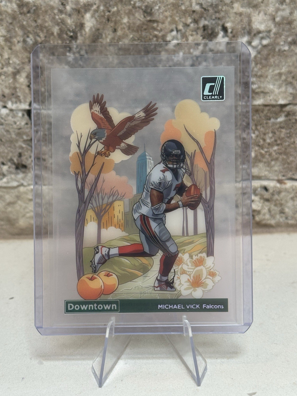 2024 Panini Clearly Donruss Downtown Michael Vick #25 🔥