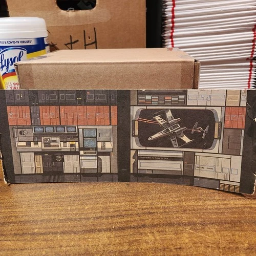 Vintage Star Wars 1979 Death Star Playset Original Cardboard Background Panel #2