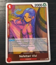 One Piece CCG Nefeltari Vivi Carrying On His Will R Holo Card OP13-012 NM