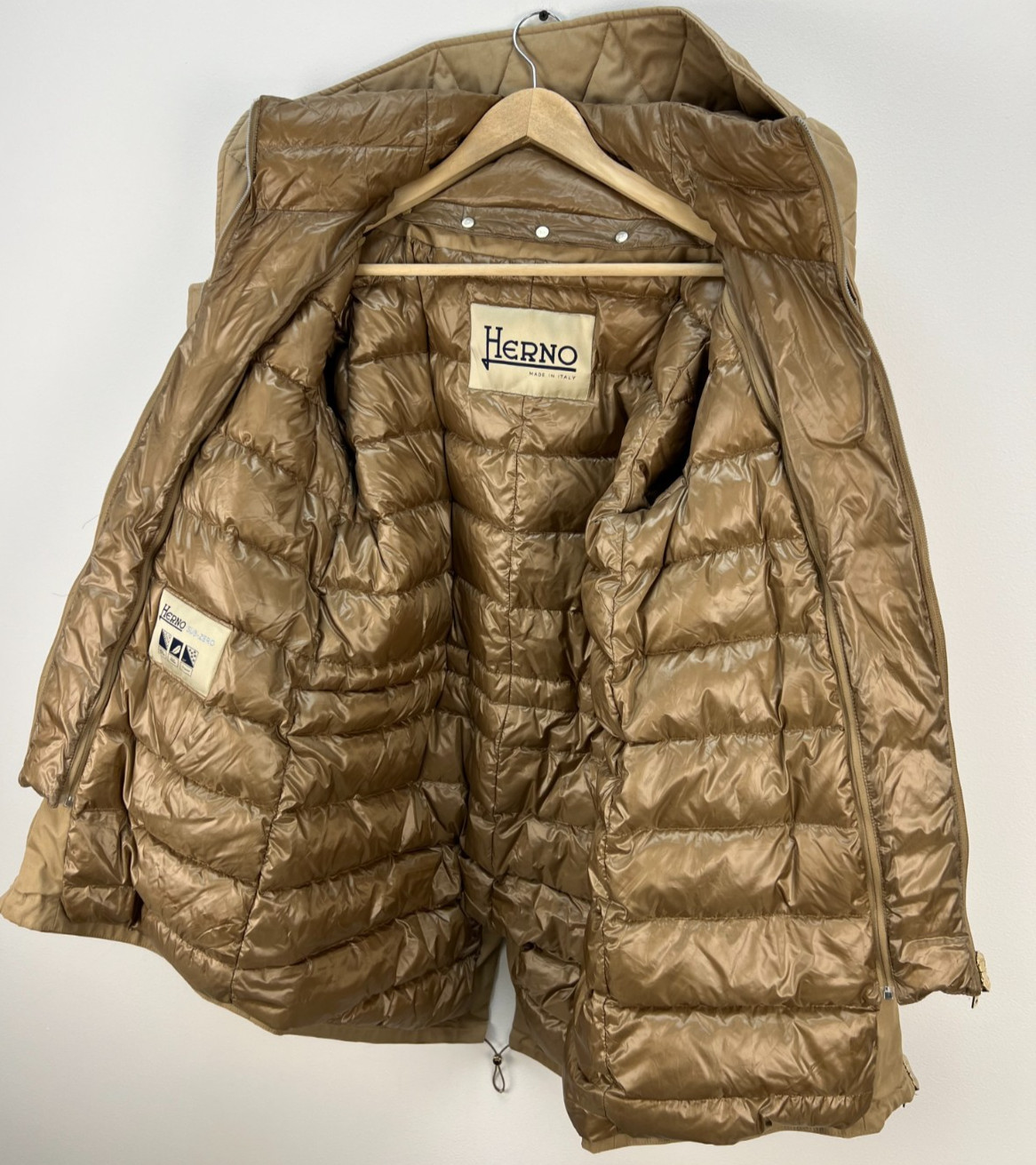 Herno Sub-Zero Cotton Down Coat Jacket Puffer Bei… - image 7