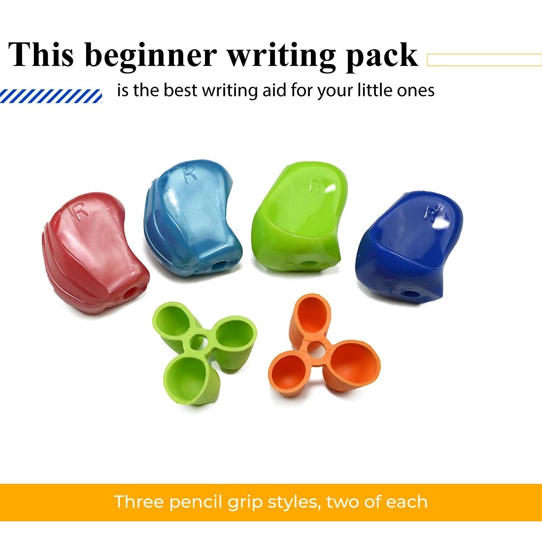 The Pencil Grip Early Childhood Set of 6, Writing Aid Set for Righties and Lefti