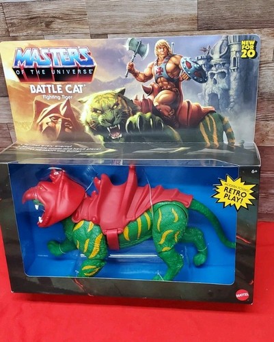 Masters of the Universe Origins BATTLE CAT HE-MAN Mattel Collectible Retro Play - Picture 1 of 3